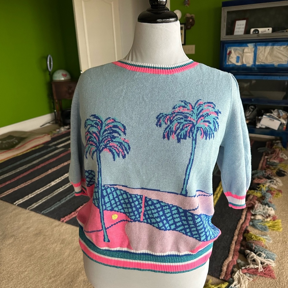 Lilly Pulitzer XL Vivie NWT Tennis Sweater